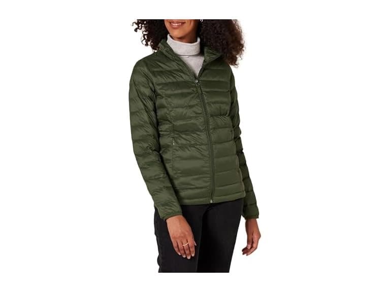 Amazon Essentials Womens Lt LS WP Packable Puffer Jkt