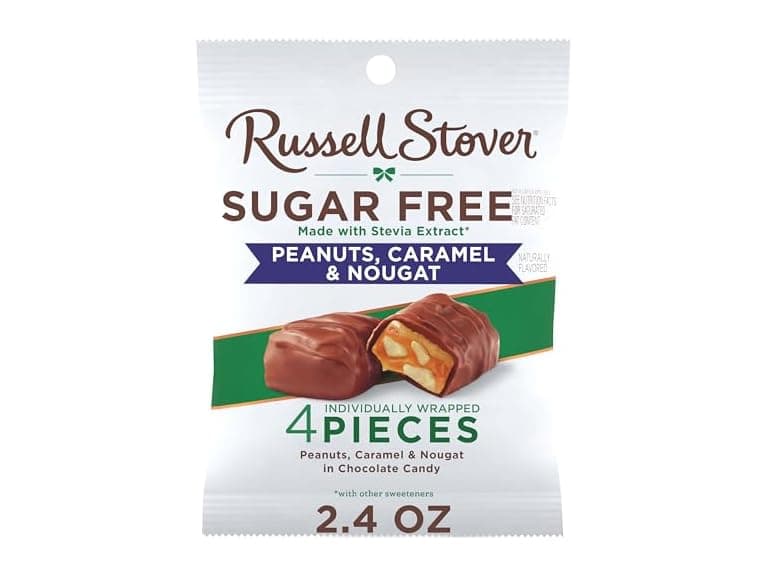 Russell Stover SF Peanut Caramel Nougat