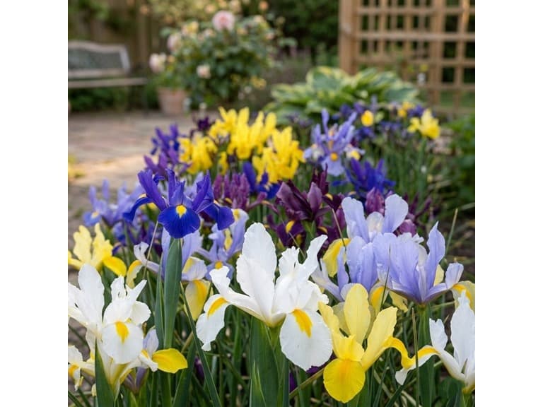 Dutch Iris Mix - 130 Bulbs and Tool