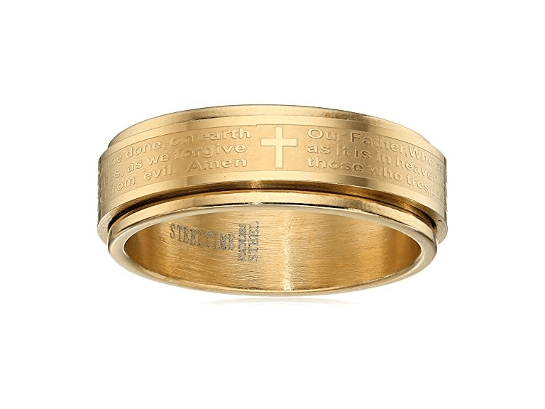 Amazon Essentials Men Steeltime Men's Steel Ring
