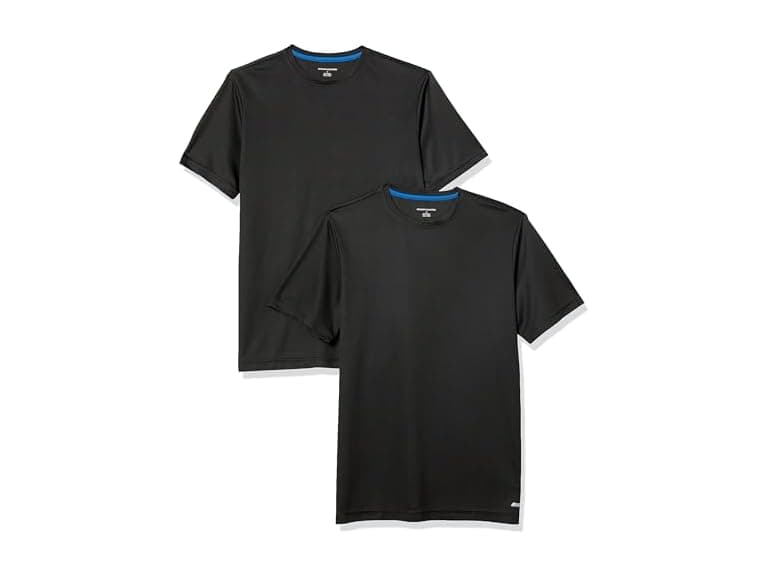 Amazon Essentials Men's 2-Pack Tech Gym T-Shirts