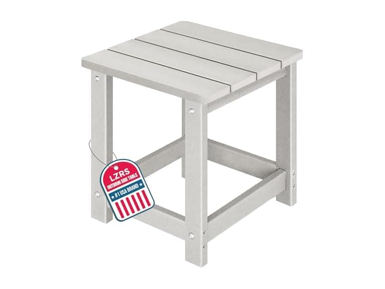 LZRS Square Patio Side Table Sand