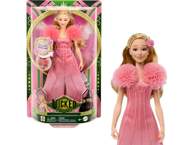 Mattel Wicked Singing Glinda Fashion Doll