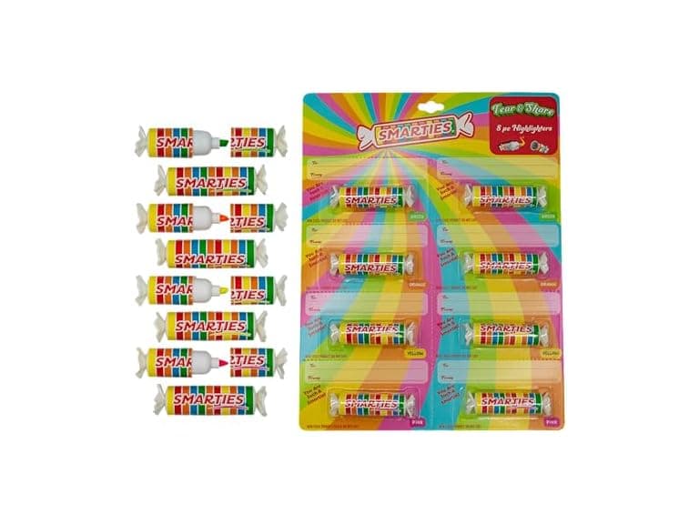 Smarties Tear and Share 48 Pack No Bleed Highlighters