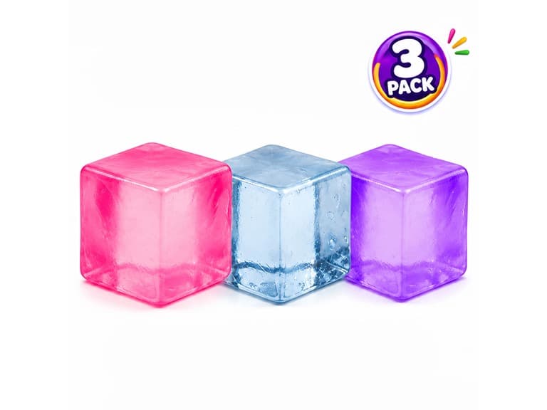 Twilight Squishy Sensory Toys Ice Cube, 3PK
