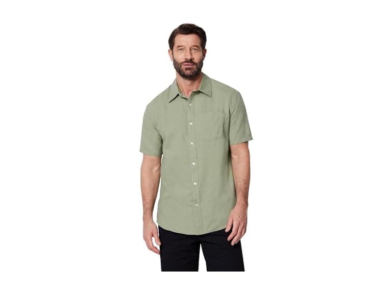 Amazon Essentials Men's Regular Fit Linen Shirt