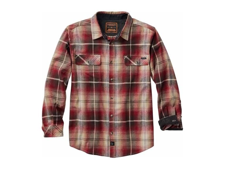 Legendary Whitetails Mens Plaid Flannel Shirt