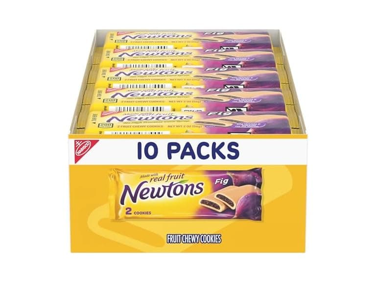 10PK Newtons Soft Baked Real Fruit Fig Bars