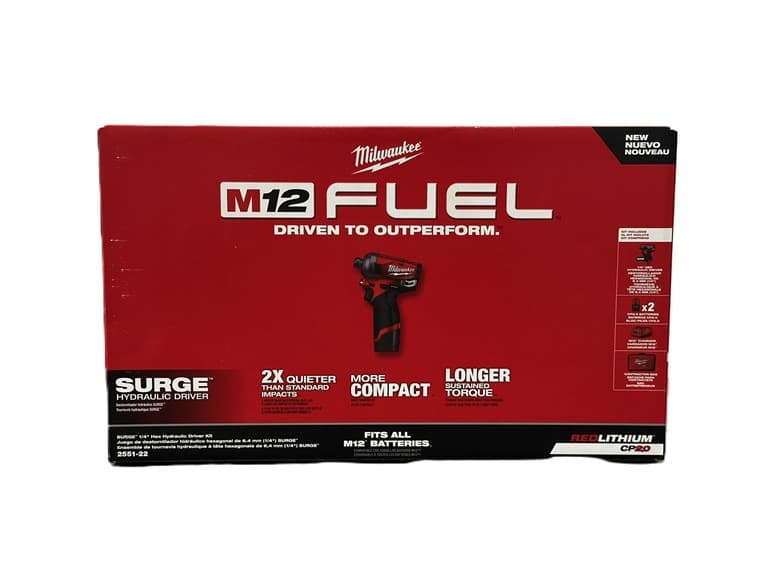 Milwaukee 2551-22 M12 FUEL SURGE 1/4in Driver Kit