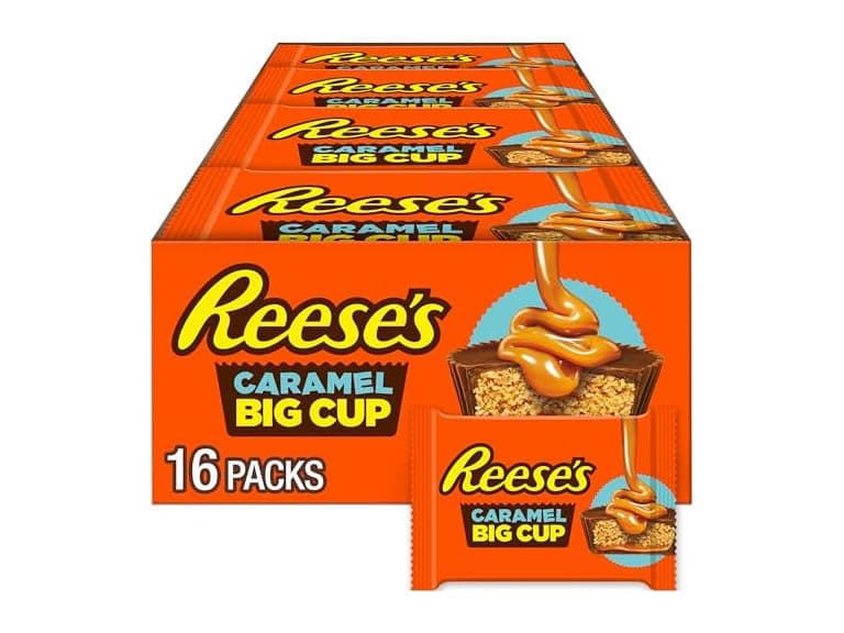 Reeses Big Cup Caramel PB Cups 1.4oz 16c