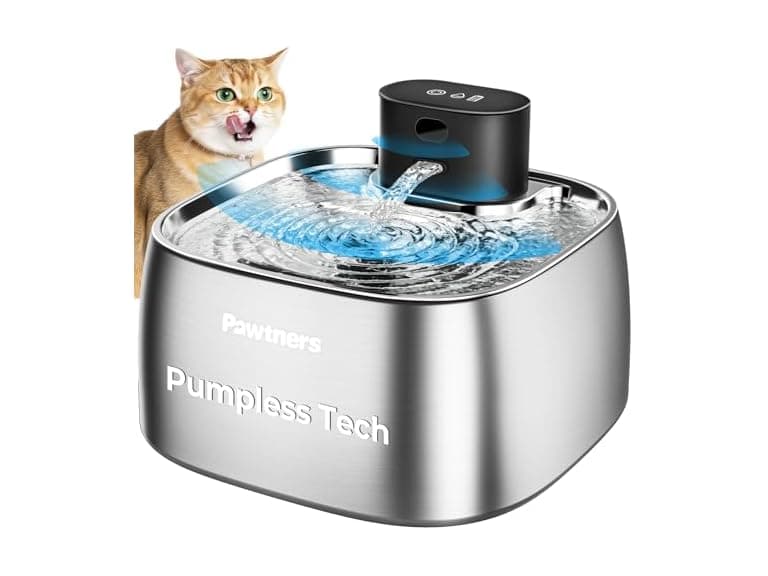 Pawtners Pumpless Cat Water Fountain