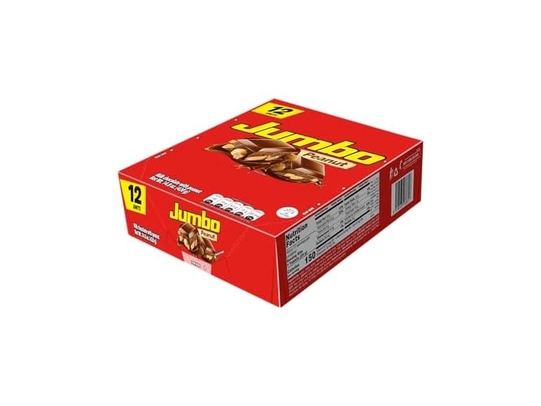 Jumbo Peanut Chocolate Bar 12ct 14.8oz