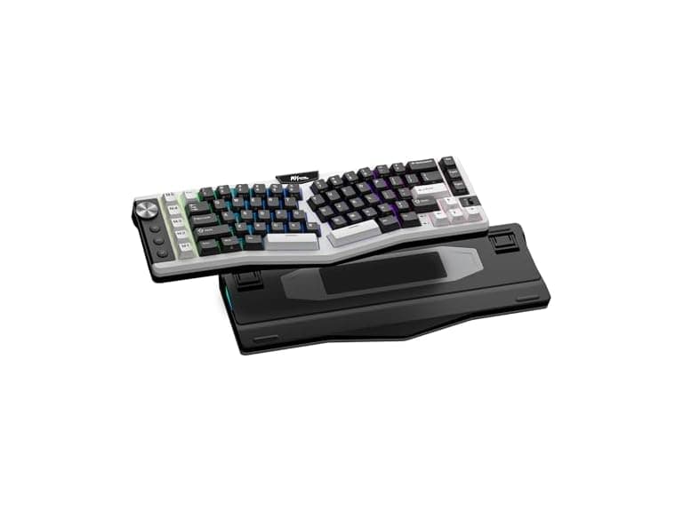 RK ROYAL KLUDGE A72 Alice Ergonomic Wireless Keyboard