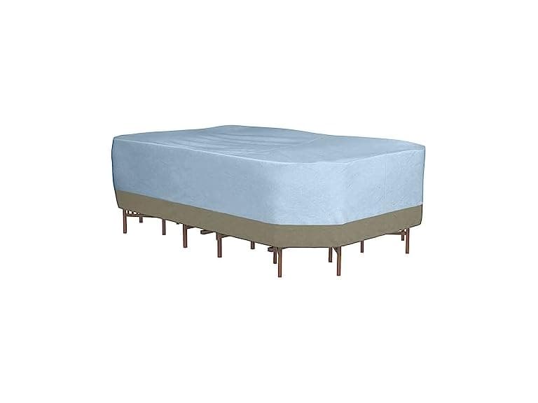 Medium 105 in. Rectangle Patio Table with Chairs Cover