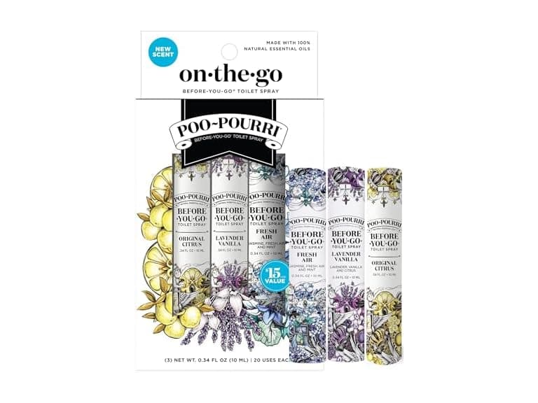 Poo-Pourri Toilet Spray In A Pinch 3pk