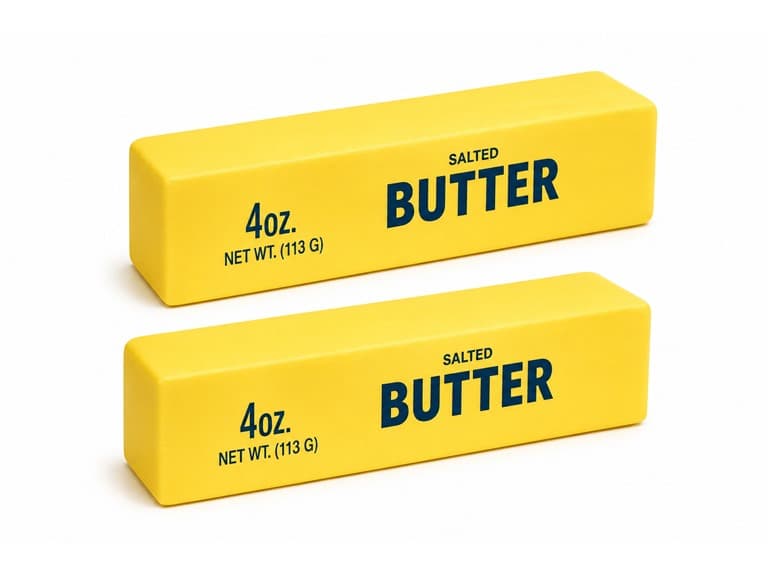 2-Pack Squishy Butter Stick Toy