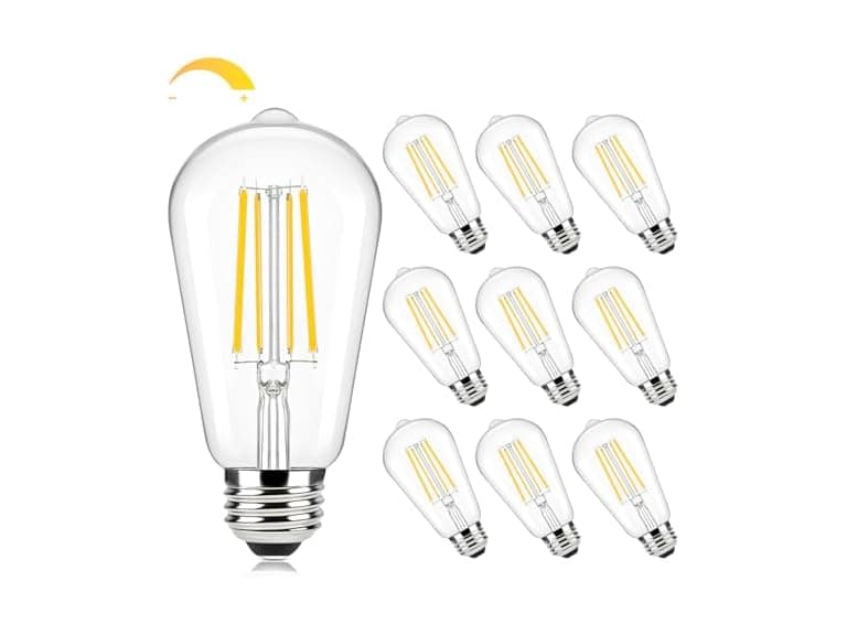 Brightever Edison Bulbs 60W Equivalent 2700K Warm White