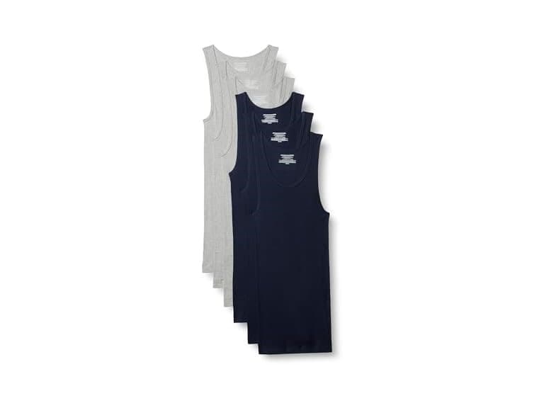 Amazon Essentials Mens SlimFit Cotton Tank 6Pk