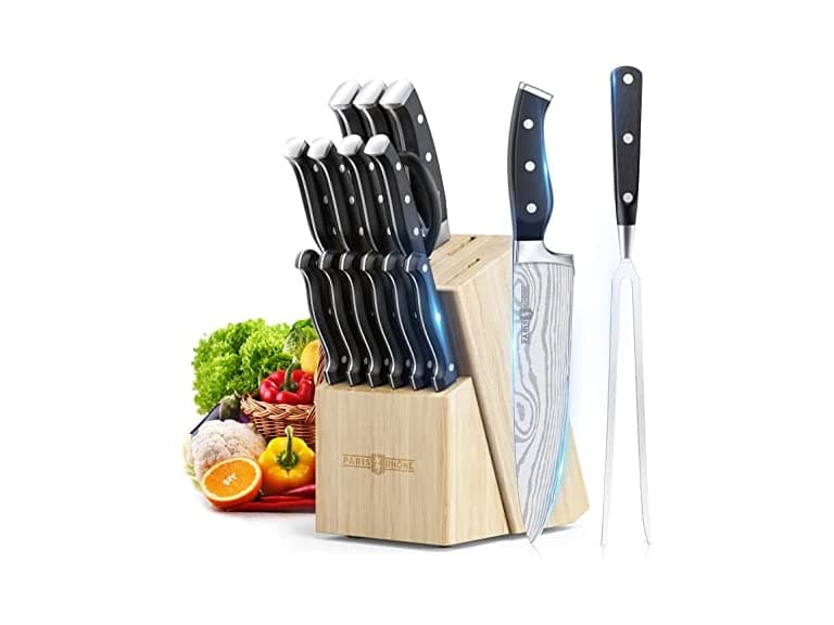 PARIS RHONE 16-Piece Stainless Steel Knife Set
