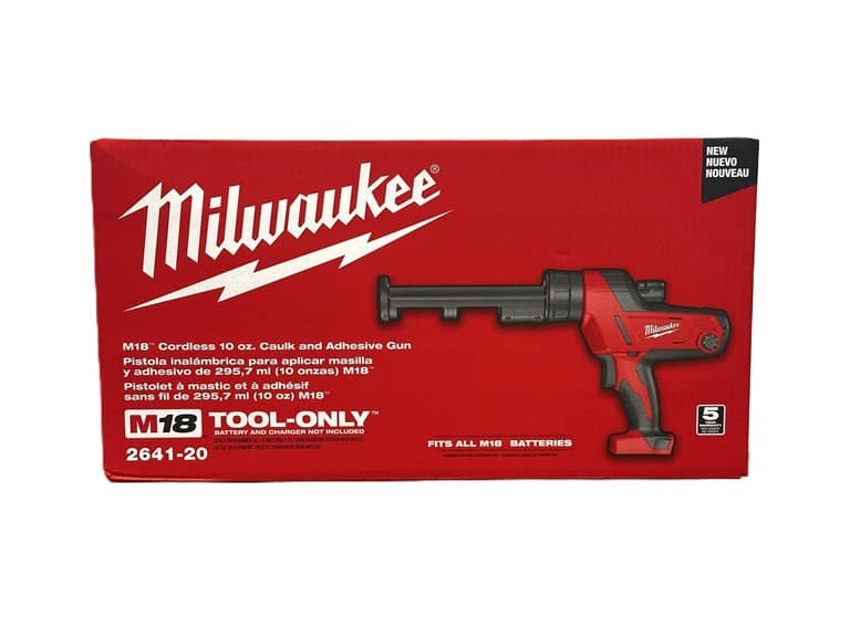 Milwaukee 2641-20 M18 18V Caulk and Adhesive Gun