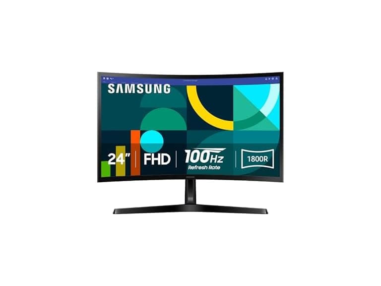Samsung 24" Essential S3 Series FHD Curved Computer Monitor
