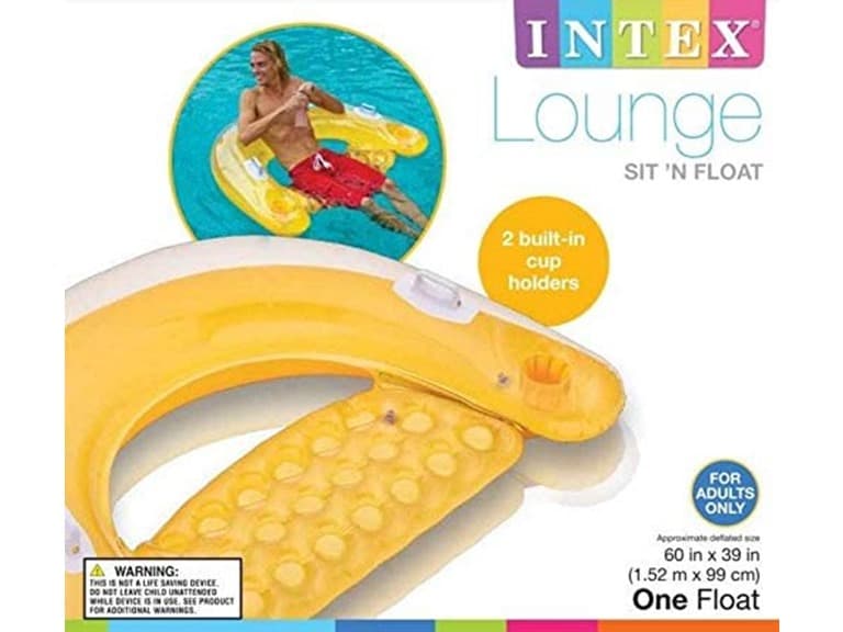 INTEX Sit 'N Float Inflatable Pool Float