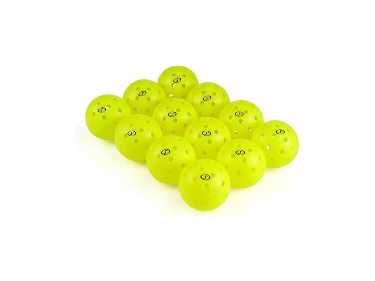 Spalding - Pickleballs, 12-Pack