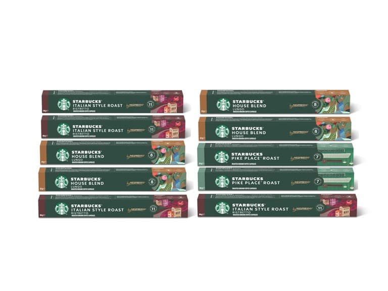 Starbucks by Nespresso Espresso, 100 Count