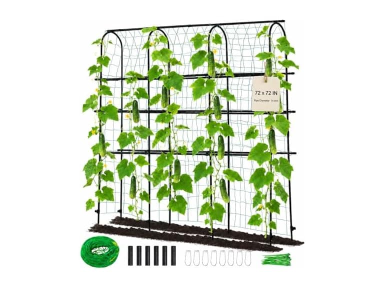 OTOSUNNY 6ft Raised Bed Garden Arch
