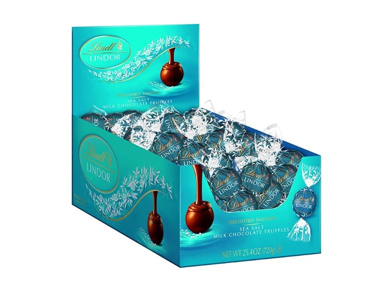 Lindt Lindor Sea Salt Milk Choc Truffles