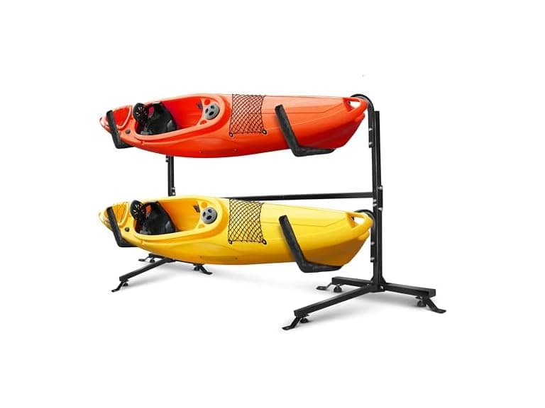 Yes4All 175 lbs Storage Freestanding Double Kayak Rack