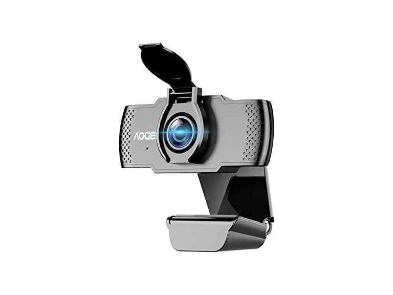 AOGE Webcam with Microphone,1080P Computer