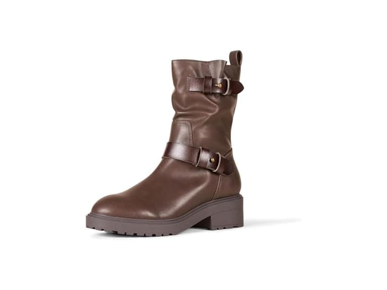 Amazon Essentials Women's Mid Calf Cropped Biker Boots