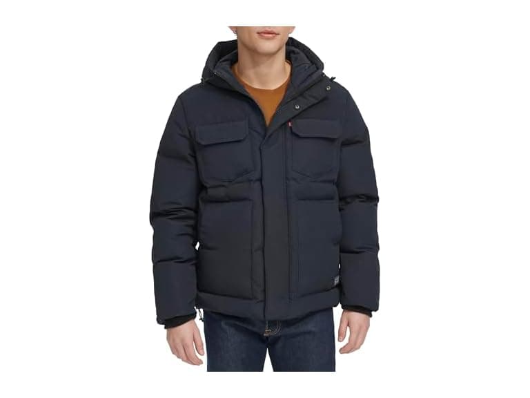 Levi's Men 2-chest Pocket Hooded Puffer