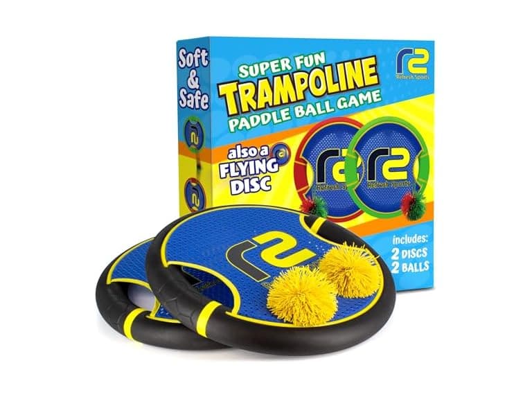 Paddle & Stringy Ball Toss & Catch Game