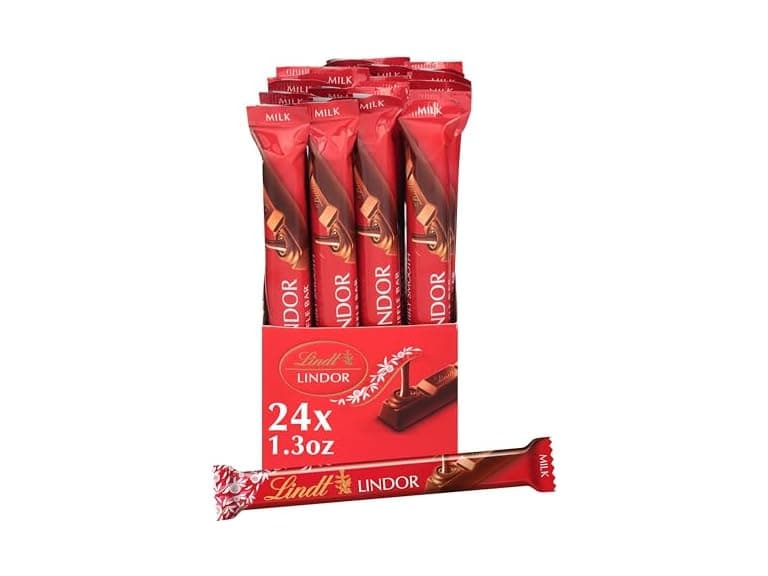Lindt LINDOR Milk Choc Truffle Bar 24pk