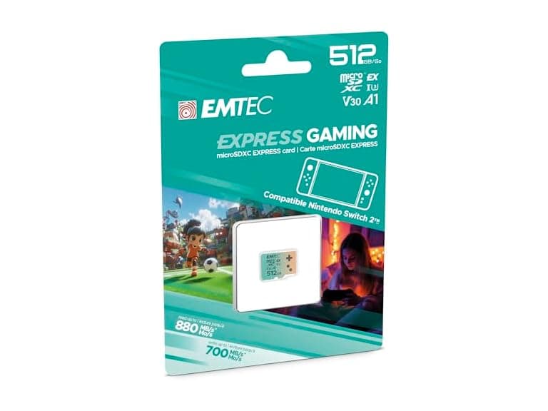 Emtec Express Gaming 512GB microSD Card