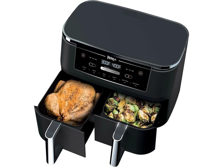 Ninja R-AD300CO 6-in-1 2-Basket Air Fryer (Factory Reconditioned)