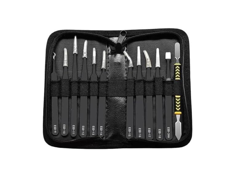Synap AAP-Tool-350 12-Piece Tweezers Set