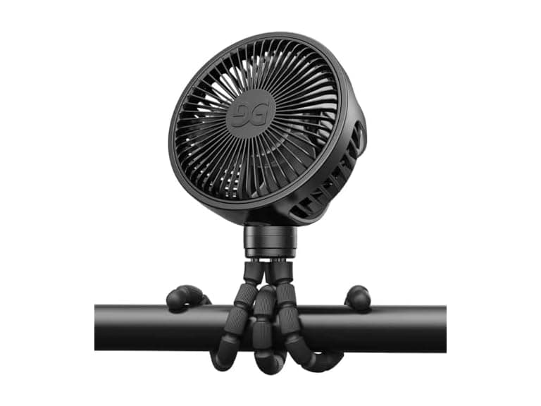 GUSGU Clip on Stroller Fan for Baby