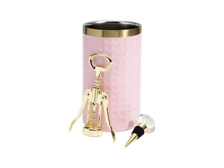 Paris Hilton Wine Chiller 3-Pc Pink