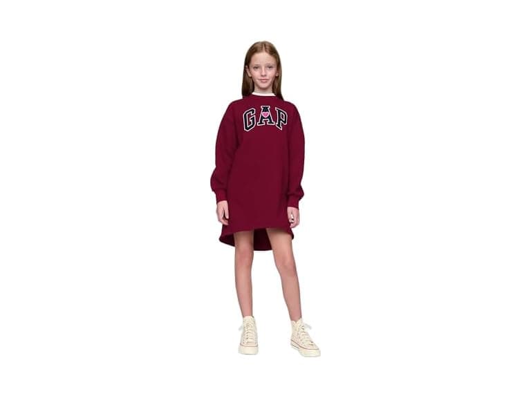 GAP Girls Logo Fleece Dress