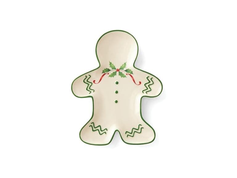 Lenox Holiday Gingerbread Man Plate