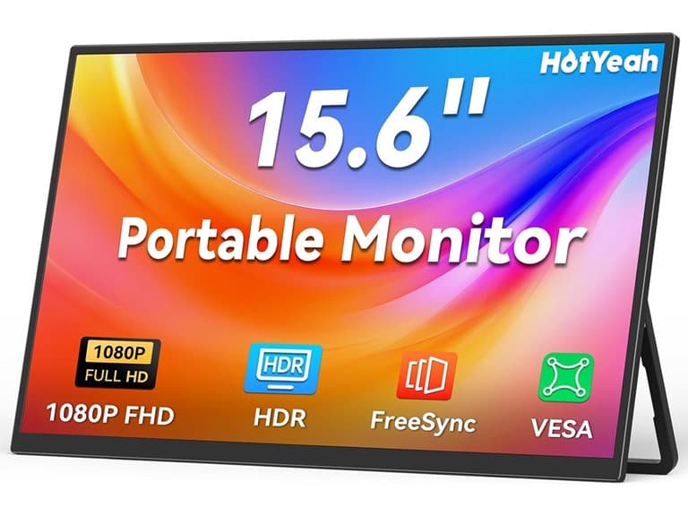 HotYeah 15.6-in 1080P FHD Laptop Monitor