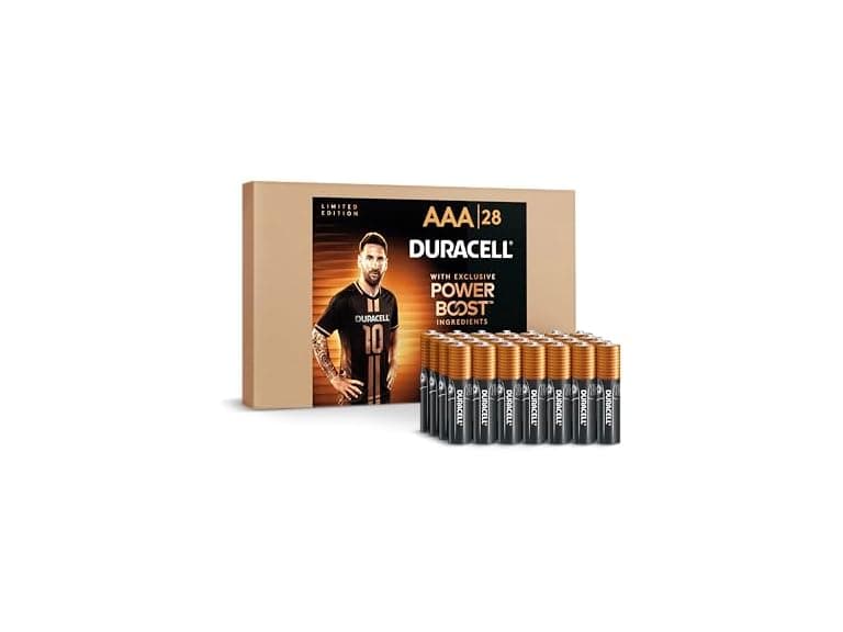 Duracell x Messi Limited Edition Coppertop AAA Alkaline Batteries