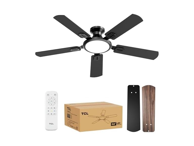 TCL 52 Low Profile Ceiling Fan w/ Light