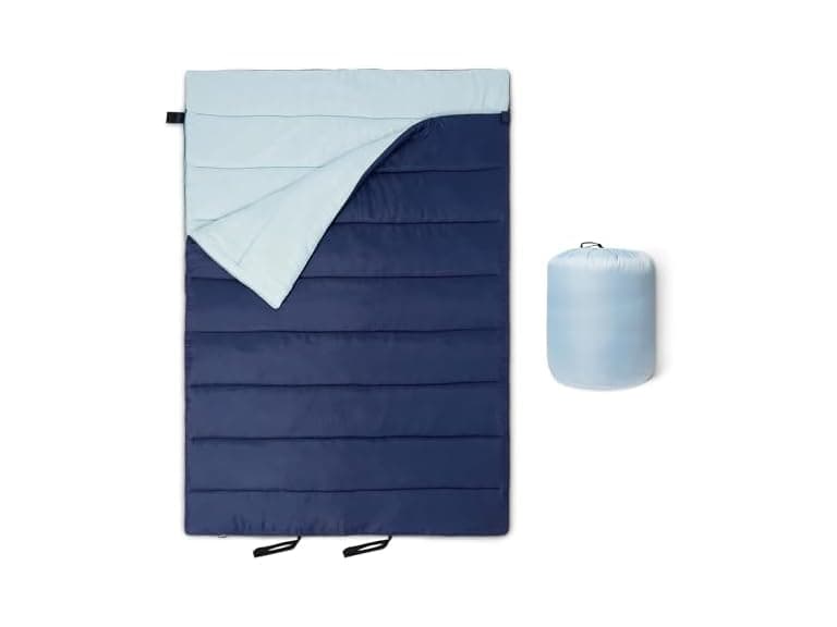 Amazon Basics 35F Double Sleeping Bag - Navy