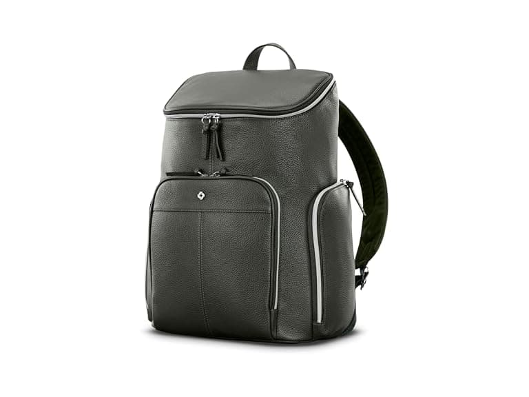 Samsonite Mobile Solution Leather Deluxe Backpack