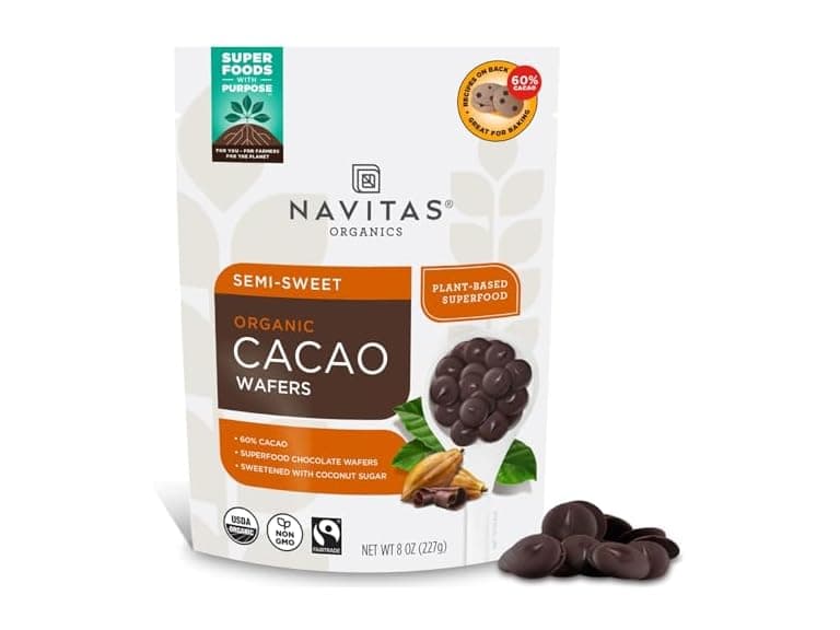 Navitas Organics Semi-Sweet Cacao Wafers