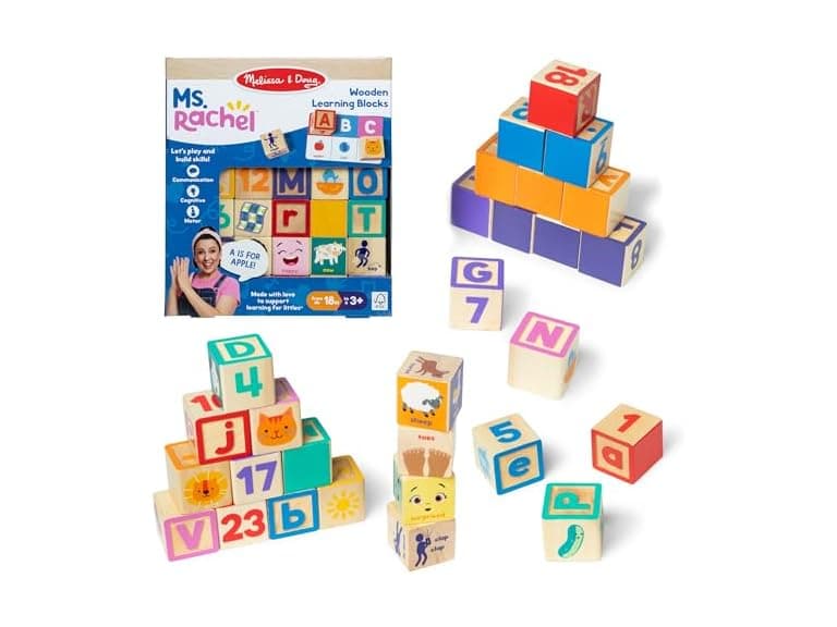 Ms. Rachel Melissa & Doug Wood Blocks